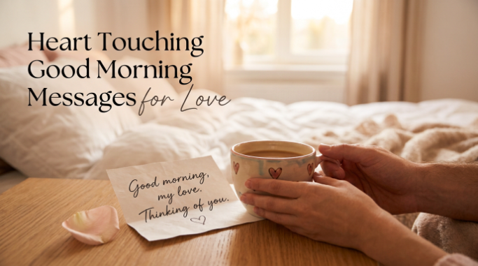 heart touching good morning messages for love