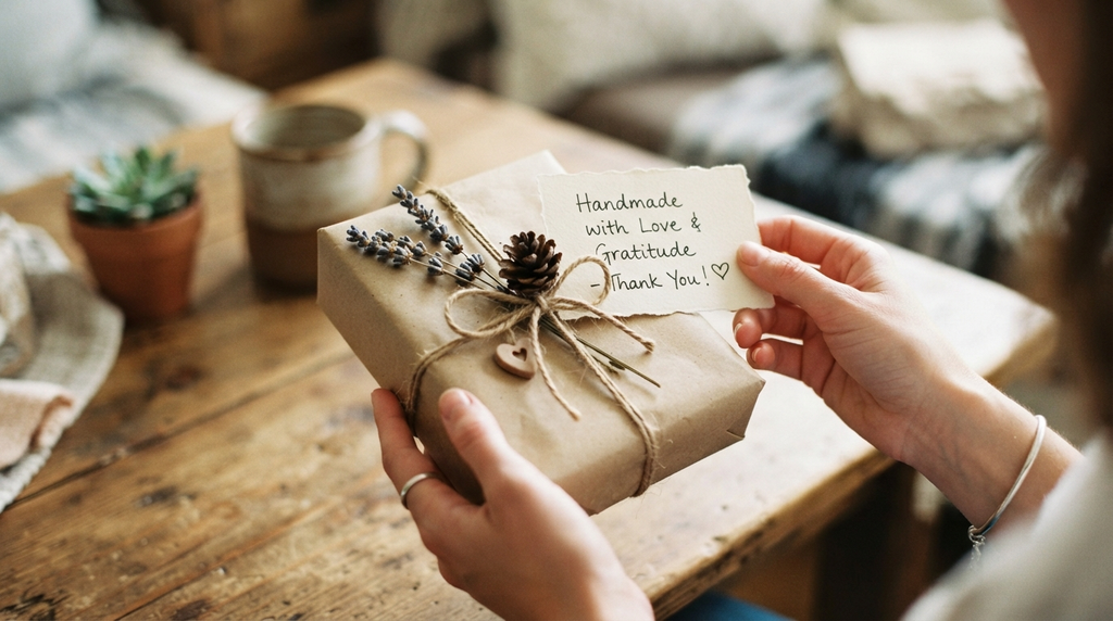 Thank you note for a thoughtful handmade gift