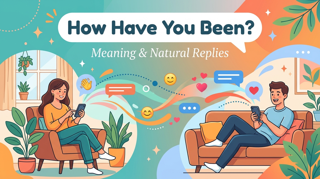 How have you been meaning and examples of natural replies.