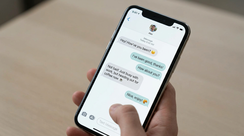 Examples of friendly text replies to how have you been.