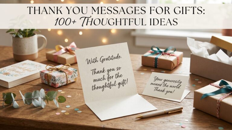 thank you messages for gifts