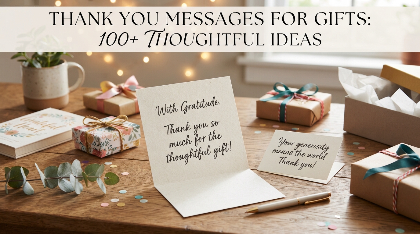 thank you messages for gifts